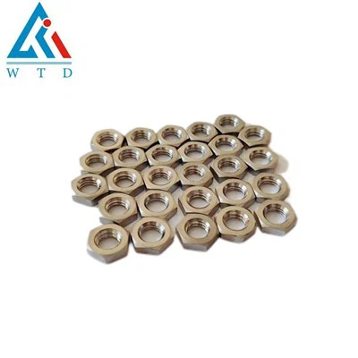 DIN 439 Titanium Hex ohut mutterit